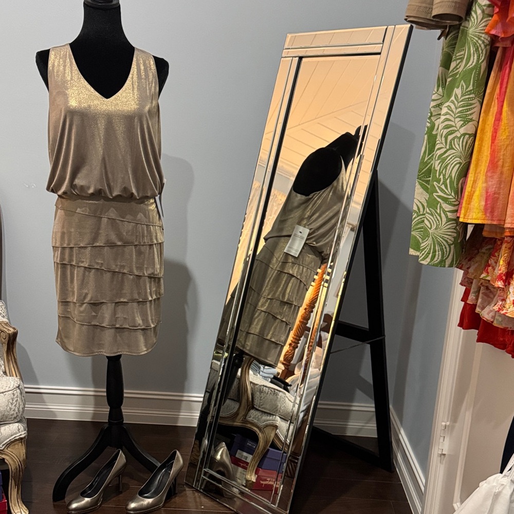 Laundry By Shelli Segal Metallic Dress